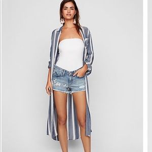 Express striped duster